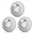 Kit 3 refletor 9w rgb lxp