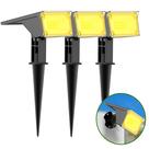 Kit 3 Refletor Ecoforce Solar 6 Led 50x Mais Forte Colorida Verde Branco Quente Azul Vermelho Spot Jardim Chão Parede Luminária