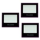 Kit 3 Refletor Holofote De Led 200w Branco Frio 6500k Preto 110/220v