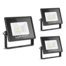 KIT 3 Refletor LED Start 10w IP66 Prova D' Água Luz Branca