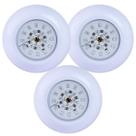 Kit 3 Refletores HIDRALUX MINI Led 18w RGB ABS