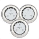 Kit 3 Refletores Led 9w RGB Inox S para Iluminação Piscina Kit 3 Refletores Led 9w RGB Inox S para Iluminação Piscina