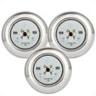 Kit 3 Refletores Led 9w RGB Inox S para Iluminação Piscina