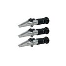 Kit 3 Refratômetro Graduação Álcool Concentração Açúcar Rta-50 Portátil Instrutherm Com Estojo Kit 3 Refratômetro Graduação Álcool Concentração Açúcar Rta-50 Portátil Instrutherm Com Estojo