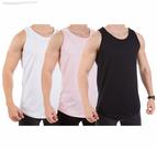 Kit 3 Regata Camisa Masculino Long Line Algodão Premium Top Acabamento Super Reforçados Kit 3 Regata Camisa Masculino Long Line Algodão Premium Top Acabamento Super Reforçados