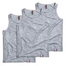 Kit 3 Regata Masculina Básica Camiseta 100% Algodão Premium