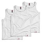 Kit 3 Regata Masculina Básica Cores Camiseta 100% Algodão