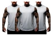 Kit 3 Regata Masculina Machão Streetwear Lisa Básica 3008
