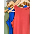 KIT 3 Regatas Casual Basica Suplex Duplo Blusa Feminina Blogueira Tendencia