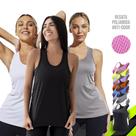 Kit 3 Regatas Dry Malha Fria Poliamida Femininas 660