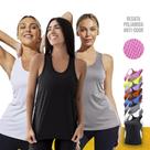 Kit 3 Regatas Dry Malha Fria Poliamida Femininas 660