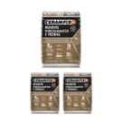 Kit 3 Rejunte Porcelanatos E Pedras Marrom Café Ceramfix Kit 3 Rejunte Porcelanatos E Pedras Marrom Café Ceramfix