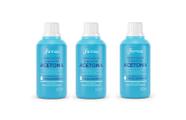 Kit 3 Removedor De Esmalte Acetona Hidratante 100ml - Farmax