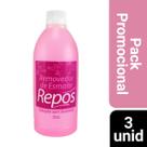 Kit 3 Repos Removedor Esmalte Sem Acetona 500ml