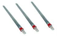 Kit 3 Resistencias Reta Palito 170w 110v Balcão Térmico Forno Estufa Salgado Ponta Terminal Faston