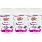 Kit 3 Resveratrol - Óleo de Semente de Uva 1400mg 180 cápsulas - Rei Terra