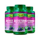 Kit 3 Revitrol Uva desidratada 2.5 Unilife 120 cápsulas
