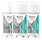 Kit 3 Rexona Clinical Refresh Creme 96h Antitranspirante 58g