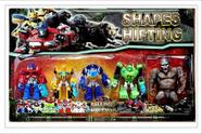 Kit 3 Robôs Rescue Bots Optimus Primal Gorila Transformes