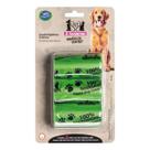 Kit 3 Rolinhos C/ 20 Saquinhos Coco Cata Caca Cães Gato