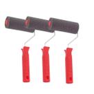 Kit 3 Rolo De Espuma Poliester 15cm Cabo Pintura Parede