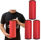 Kit 3 Rolos Massagem Liberação Miofascial 30x12cm DF1072 Vermelho Dafoca Sports
