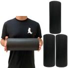 Kit 3 Rolos Massagem Liberação Miofascial 30x12cm Preto DF1060 Dafoca Sports