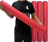 Kit 3 Rolos Massagem Liberação Miofascial 90x12cm DF1075 Vermelho Dafoca Sports