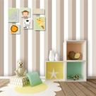 Kit 3 Rolos Papel de Parede Listrado em tons Marrom Kit 3 Rolos Papel de Parede Listrado em tons Marrom
