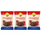 Kit 3 rosquinha diet zero lactose chocolate 150g lowçucar