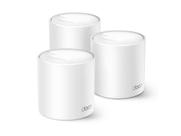 Kit 3 Roteadores TP-LINK MESH WI-FI 6 Gigabit DUAL-BAND AX1500 Deco X10 - MTP0043