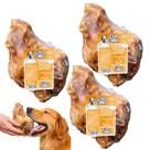 Kit 3 Rotula Bovina Desidratada 100% Natural Osso Cachorro