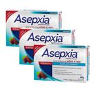 Kit 3 Sabonete Asepxia Esfoliante Ação Anticravos 80g
