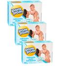 Kit 3 Sabonete em Barra Infantil Pom Pom Loção Hidratante 70g