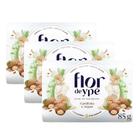 Kit 3 Sabonete Flor de Ypê Gardênia e Argan 85g