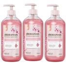 kIT 3 Sabonete Gel Flor de Cerejeira Renovação e Energia 500 ml Hidramais