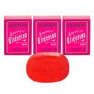 Kit 3 Sabonete Granado Extrato de Rosa Antioxidante Glicerina Vegetal Natural em Barra 90g