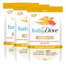 Kit 3 Sabonete Líquido Baby Dove Hidratação Glicerinada Refil 180ml