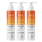 Kit 3 Sabonete Líquido Calêndula Hipoalergênico 200Ml -Vedis