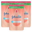 Kit 3 Sabonete Líquido de Glicerina Johnson's Baby Refil 180ml