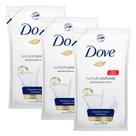 Kit 3 Sabonete Líquido Dove Hidratação Profunda Refil 200ml