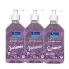 Kit 3 Sabonete Líquido Mãos e Corpo Lavanda Nupill 500ml