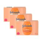Kit 3 Sabonetes Barra Johnson's Glicerinado 80g