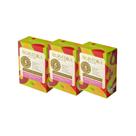 Kit 3 Sabonetes em Barra 100% Vegetais White Tea Ayurvédika