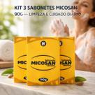 Kit 3 Sabonetes Micosan Original 90g Clareadore Hidratante Kit 3 Sabonetes Micosan Original 90g Clareadore Hidratante