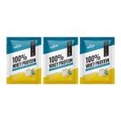 Kit 3 Sache 100% Whey Protein 26g Proteina Leitinho 40G Shark Pro