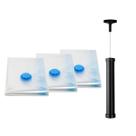 Kit 3 Saco a Vacuo 60x80 + Bomba a Vacuo