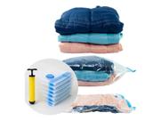Kit 3 Saco À Vácuo 70 x 100 Grande Para Roupas Viagem