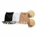 Kit 3 Saia Saida de Praia Franjinha Tricot