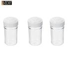 Kit 3 Saleiro de Plástico para Bar Restaurante Cozinha